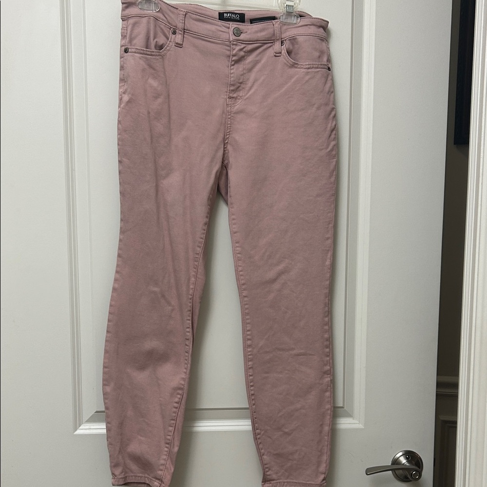 Buffalo David Bitton Pink Ankle Jeans